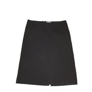 M N G black skirt with front slit size 1X
